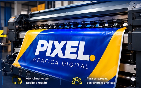 Impressão digital profissional da Pixel Gráfica Digital