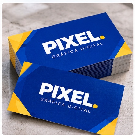 Cartões de visita personalizados Pixel Digital