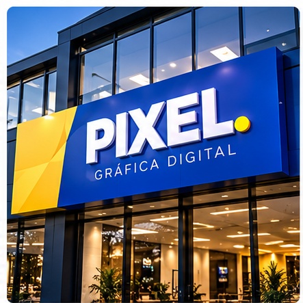 Fachada produzida pela Pixel Digital